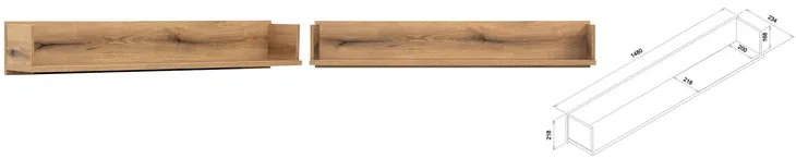 polka-wiszaca-aris-as-13-dab-evoke-glebokosc-mebla-23-5-cm