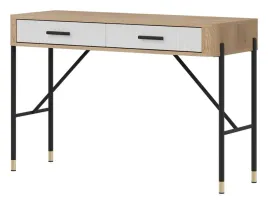 toaletka-z-szufladami-dante-dt19-biale-ryflowane-fronty-czarne-uchwyty