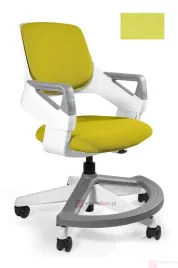 fotel-obrotowy-dla-dziecka-rookee-unique-bialy-bl410-musztarda
