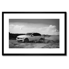 plakaty-w-ramie-60x40-bmw-driftuje