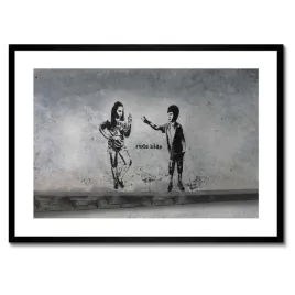 plakaty-w-ramie-70x50-banksy-rude-kids-graffiti