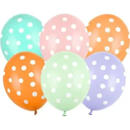 balony-kropki-pastel-mix-partydeco-12-50-szt