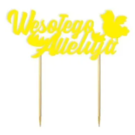 topper-papierowy-wesolego-alleluja-z-kurczakiem-zolty-15-cm
