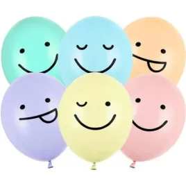 balony-usmiechniete-buzki-pastel-mix-partydeco-12-6-szt