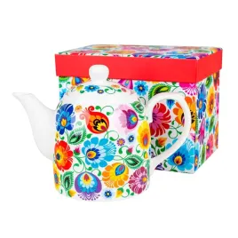 dzbanek-folk-wzory-lowickie-bialy-1000-ml-folkstar