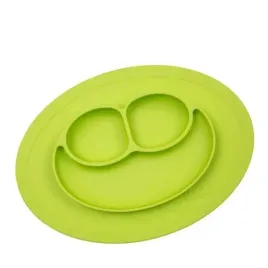 silikonowy-talerzyk-z-podkladka-maly-2w1-mini-mat-zielony-ezpz