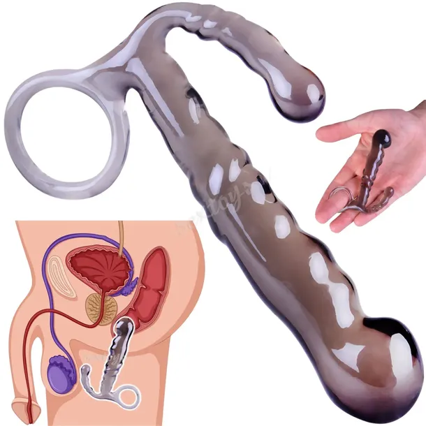Żelowy Masażer Prostaty, Bezpieczny Korek
