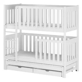 drewniane-lozko-potrojne-dla-rodzenstwa-emilka-90x200-biale-z-szufladami