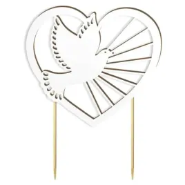 topper-laminowany-serce-i-golebica-bialy-15-x-19-cm