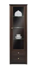 witryna-finezja-f23-waska-62-cm-slupek-2-szuflady-do-salonu-dab-sonoma-czek