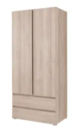 szafa-cosmo-c02-szerokosc-92-cm-dwudrzwiowa-z-szufladami-dab-sonoma-gardero