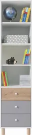 regal-faro-fr-7-slupek-szuflady-szafka-45-biala-lux-szara-dab-artisan