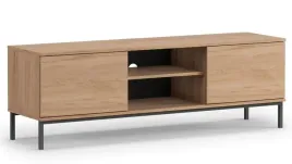 szafka-rtv-150-querty-qt-05-dab-naturalny-loft-nowoczesna-do-salonu-pokoju