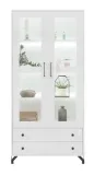 witryna-bergen-2-dwudrzwiowa-szerokosc-90-cm-biala-led-szuflady