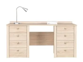 biurko-finezja-f16-szerokie-160-cm-duze-8-szuflad-dab-sonoma