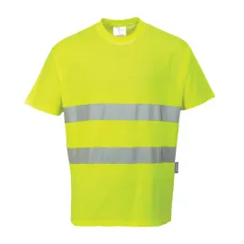 t-shirt-cotton-comfort-portwest-s172-zolty-3xl-3xl
