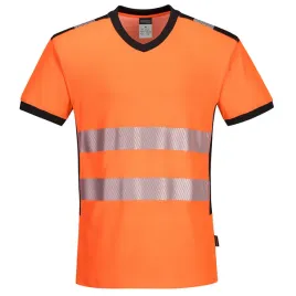 koszulka-t-shirt-ostrzegawczy-pw3-z-dekoltem-w-szpic-portwest-pw310-xl