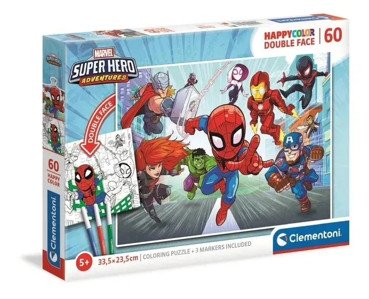 puzzle-clementoni-dwustronne-60-marvel-superhero