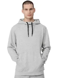 bluza-meska-z-kapturem-4f-dresowa-h4l22-blm352-szara