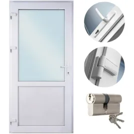 drzwi-pcv-zewnetrzne-plastikowe-sklepowe-biale-100-x-210-lewe-vob