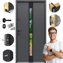 drzwi-zewnetrzne-gerda-select-cieple-milano-9b-antracyt-lustro-90cm-prawe