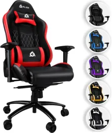regulowany-fotel-klim-esports-gaming-chair-czarno-czerwony-gamingowy