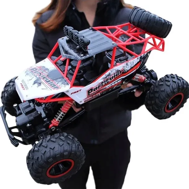 DUŻY SAMOCHÓD ZDALNIE STEROWANY RC METAL 4x4 LED