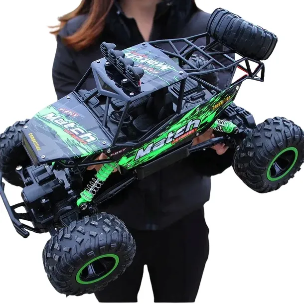 DUŻY SAMOCHÓD ZDALNIE STEROWANY RC METAL 4x4 LED