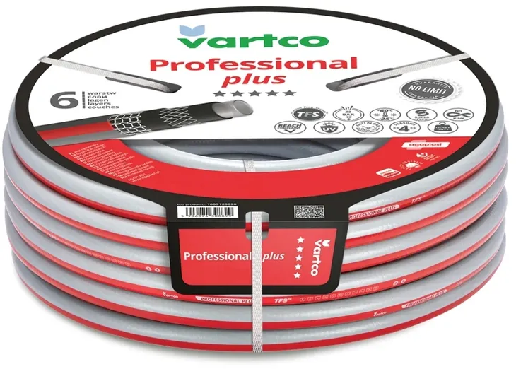 Wąż Ogrodowy VARTCO PROFESSIONAL PLUS 1/2” 30m 6-Warstwowy KLASA PREMIUM