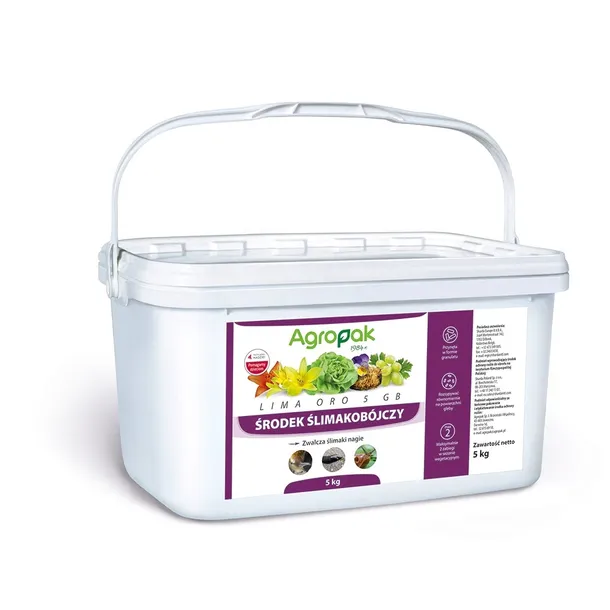 Agropak Lima Oro 5GB 5KG Ślimakobójczy Trutka Na Ślimaki Ślimaka Granulat