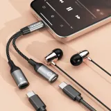adapter-dudao-l13c-2w1-usb-c-szary-marka-dudao-stan-nowy