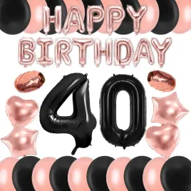 zestaw-balony-rose-gold-40-urodziny-happy-birthday