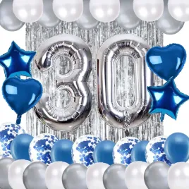 zestaw-balony-na-30-urodziny-srebrne-niebieskie