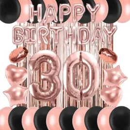 zestaw-balony-rose-gold-30-urodziny-kurtyna-napis
