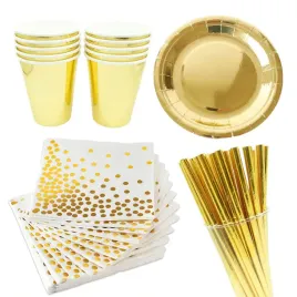 zestaw-talerze-kubki-serwetki-slomki-gold-zloto