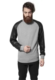 bluza-tb845-raglan-leather-imitation-grey-black