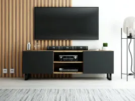 szafka-rtv-loft-200-halifax-czarny-mat-wysoka