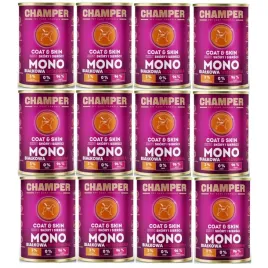 mokra-karma-dla-psa-champer-coatandskin-monobialkowa-wolowina-12x400g