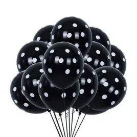 balony-czarne-biale-kropy-12-cali-30cm-25szt