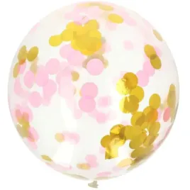 balon-z-konfetti-classic-zloto-rozowe-folat-24-orb