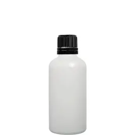 butelka-szklana-100ml-biala-matowa-z-nakretka-czarna