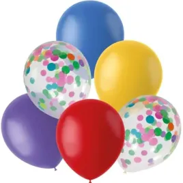 balony-matowy-mix-z-konfetti-mix-folat-12-6-szt
