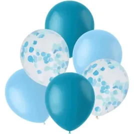 balony-matowy-mix-z-konfetti-niebieskie-folat-12-6-szt