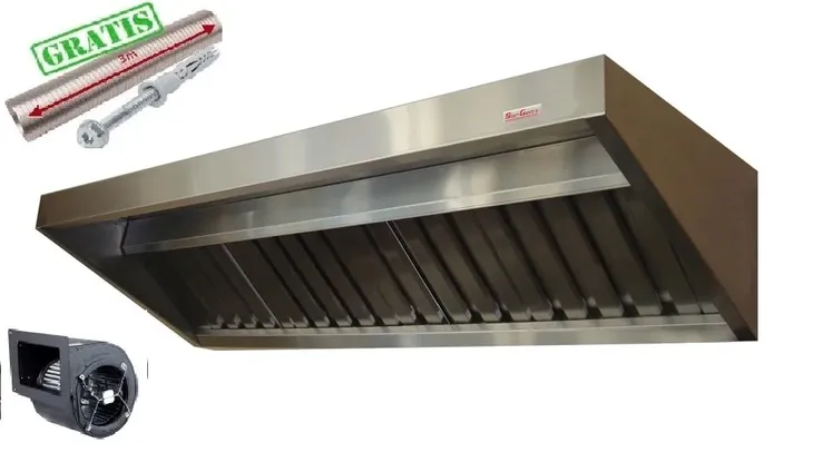 Okap Gastronomiczny S 100x70x40 Filtry TurbinaMEGA