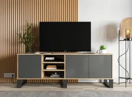 szafka-rtv-150-wotan-szary-mat-loft-3-nogi