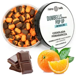 dumbells-pop-up-8mm-czekolada-pomarancza-75ml-skuteczna-przyneta-na-karpia