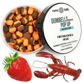 dumbells-pop-up-8mm-truskawka-rak-75ml-skuteczna-przyneta-na-karpia