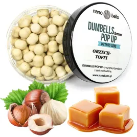 dumbells-pop-up-8mm-orzech-toffi-75ml-skuteczna-przyneta-na-karpia-amura