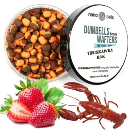dumbells-wafters-8mm-truskawka-rak-75ml-skuteczna-przyneta-na-karpia-amura