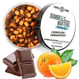 dumbells-wafters-8mm-czekolada-pomarancza-75ml-skuteczna-przyneta-na-karpia